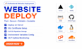 deploy your website on vercel, netlify, aws or others