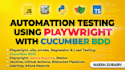 do qa automation testing using playwright, cucumber bdd