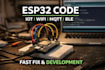 write fix esp32 code iot arduino wifi ble mqtt embedded systems in 24 hours