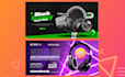 design website banner, slider, display ads and shopify banner