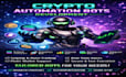 develop custom solana bot, telegram bot, pumpfun bot, bundle bot and volume bot