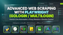 advance webs scrapping using playwright