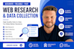 do web research, internet research and data collection