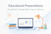 design educational presentations and worksheets