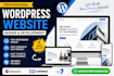 create a responsive wordpress website or blog