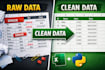 clean, format and transform your data using excel or python