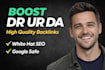 increase ahrefs DR ur and moz da with high quality backlinks