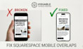 fix squarespace mobile overlaps and fluid engine errors