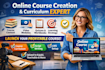create online course content curriculum and video course modules