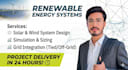 design and simulate solar pv and wind energy systems