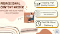 do professional content writing and article writing using ai