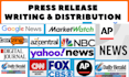 submit press release, press release distribution and write press release