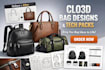 do clo3d bag designs with tech pack