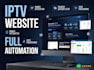 automate iptv website, max panel, xtreamui, xui one with whmcs billing