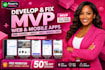 develop and fix mvp web and mobile apps using lovable replit bolt base44 volt