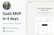 turn your idea into a deployed saas mvp