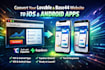 convert lovable base44 website to ios and android app with capacitor, supabase