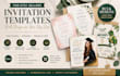 design bulk invitation templates for your etsy shop