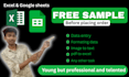 accurate data entry and data cleaning excel and spreadsheet