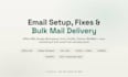 setup, fix, troubleshoot office 365, g suite, zoho, postfix, zimbra, iredmail