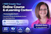 create elearning course content, online course writing and curriculum design