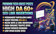 publish dofollow guest posts on 5 google news approved tech blogs