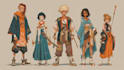 draw anime concept characters design