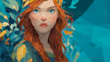 make digital art  illustration