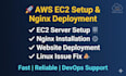 setup AWS ec2 server and deploy your website using nginx