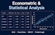 do econometric analysis, regression, and panel data in stata