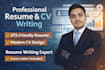 make professional resumes and cvs for you
