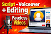 create youtube automation faceless videos