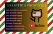 usa your github, youtube, and website with organic marketing and promotion