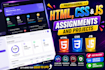 do any HTML CSS java script assignments and projects
