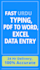 do urdu typing, PDF to word, excel data entry in 24 hrs