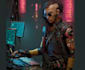 create you as a cyberpunk style character