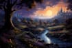 design amazing fantasy landscape