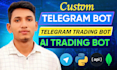 create a professional custom telegram bot with all features