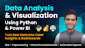 create  data analysis reports and power bi dashboards