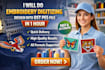 do embroidery digitizing design into dst pes file in 1 hour