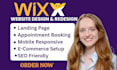 wix website redesign wix website design, wix developmenet, wix ecommerce store