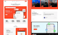 do a website design with html css