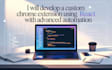 develop custom chrome extension with react automation scraping and ai