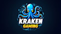 design creative kraken gaming logo  with express delivery