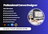 design  canva social media posts, brochures, and resumes