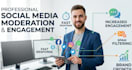 provide professional social media moderation and chat support