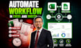 build custom excel and google sheets automation systems