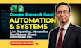 build advanced google sheets automation and excel spreadsheet systems