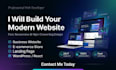 build custom web development, front end developer