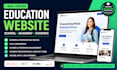 build an education website for academy, course or e learning business